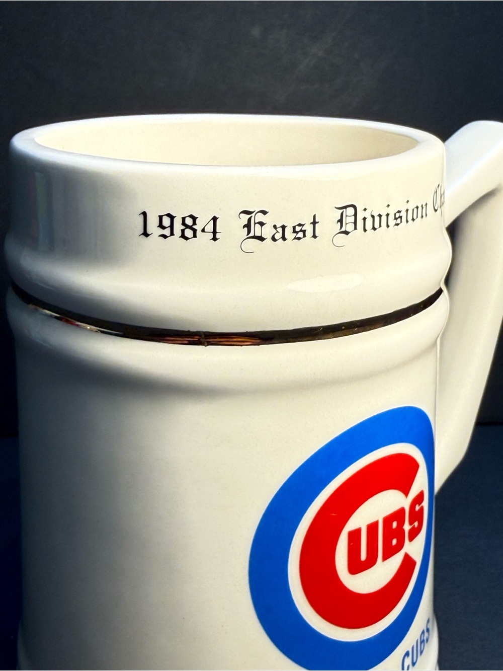 Vintage Chicago Cubs 1984 National League East Division Champions Ceramic Mug - Picture 3 of 12